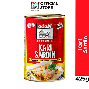 adabi kari sardin tin 425g