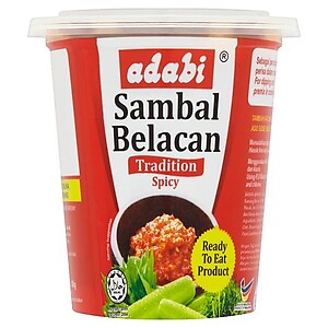 adabi sambal belacan tradisi 180g