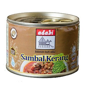 adabi sambal kerang tin 160g